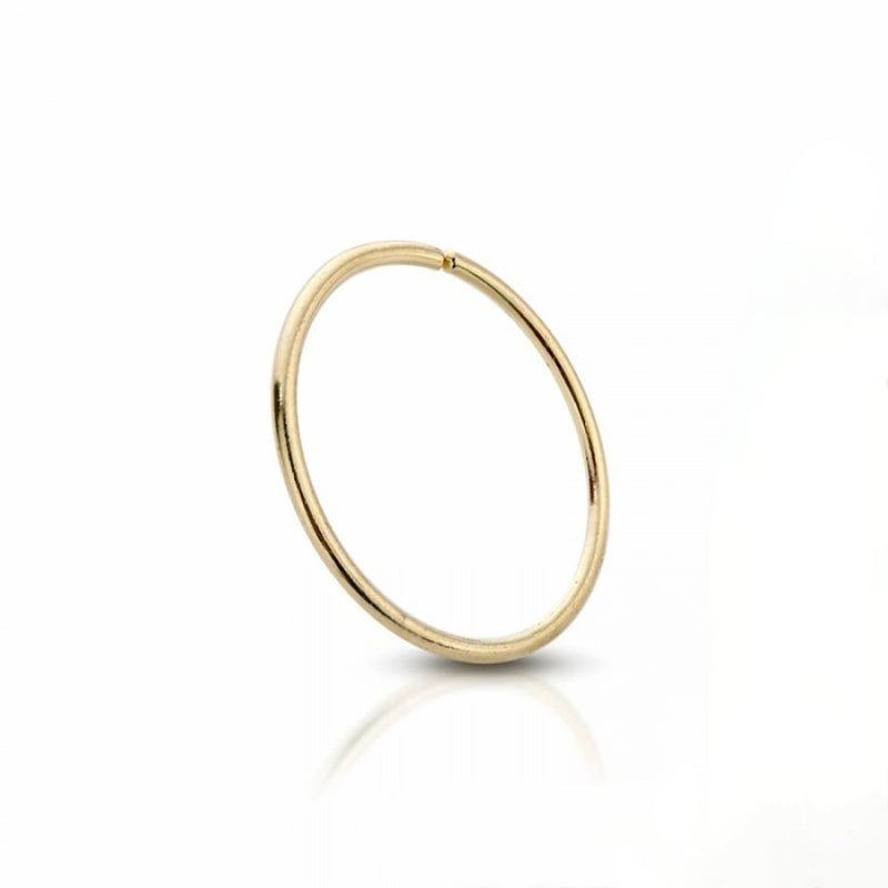 14 KARAT GOLD NOSE HOOP